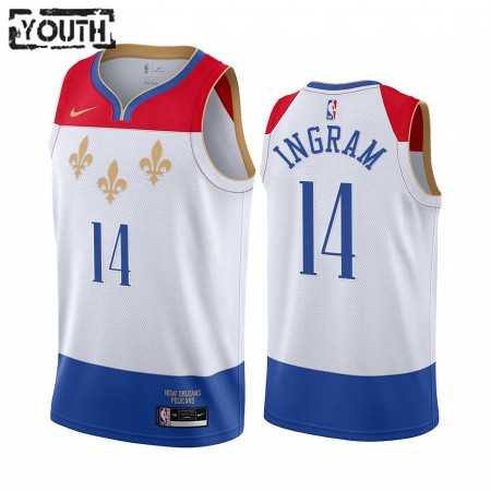 Maillot Basket New Orleans Pelicans Brandon Ingram 14 2020-21 City Edition Swingman - Enfant